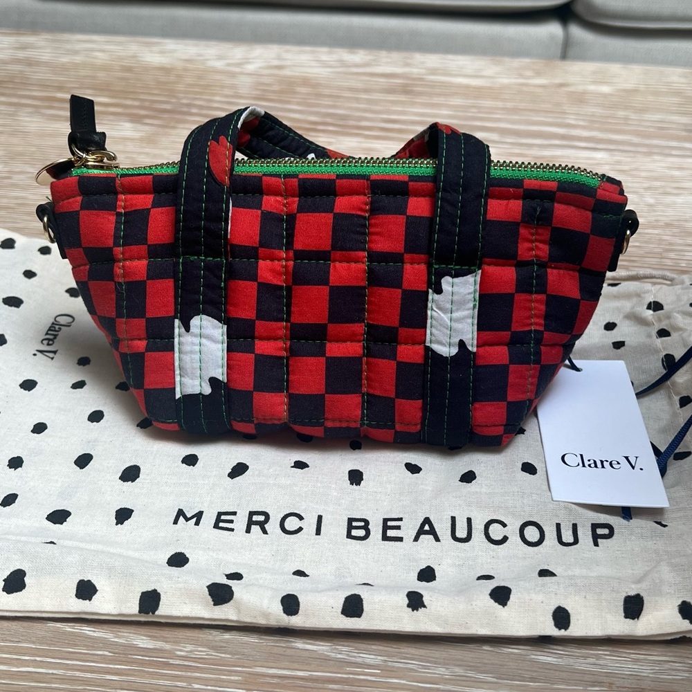 Clare V. Lil Zip Sac Bag In Navy